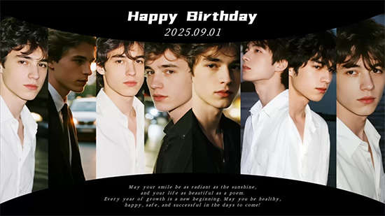 生日宴会大屏播放的照片视频怎么做